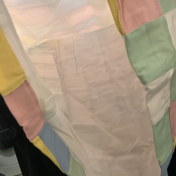 Springtime Dress! New never worn! Pastel individually sewn squares, UNIQUE! - Picture 5 of 7